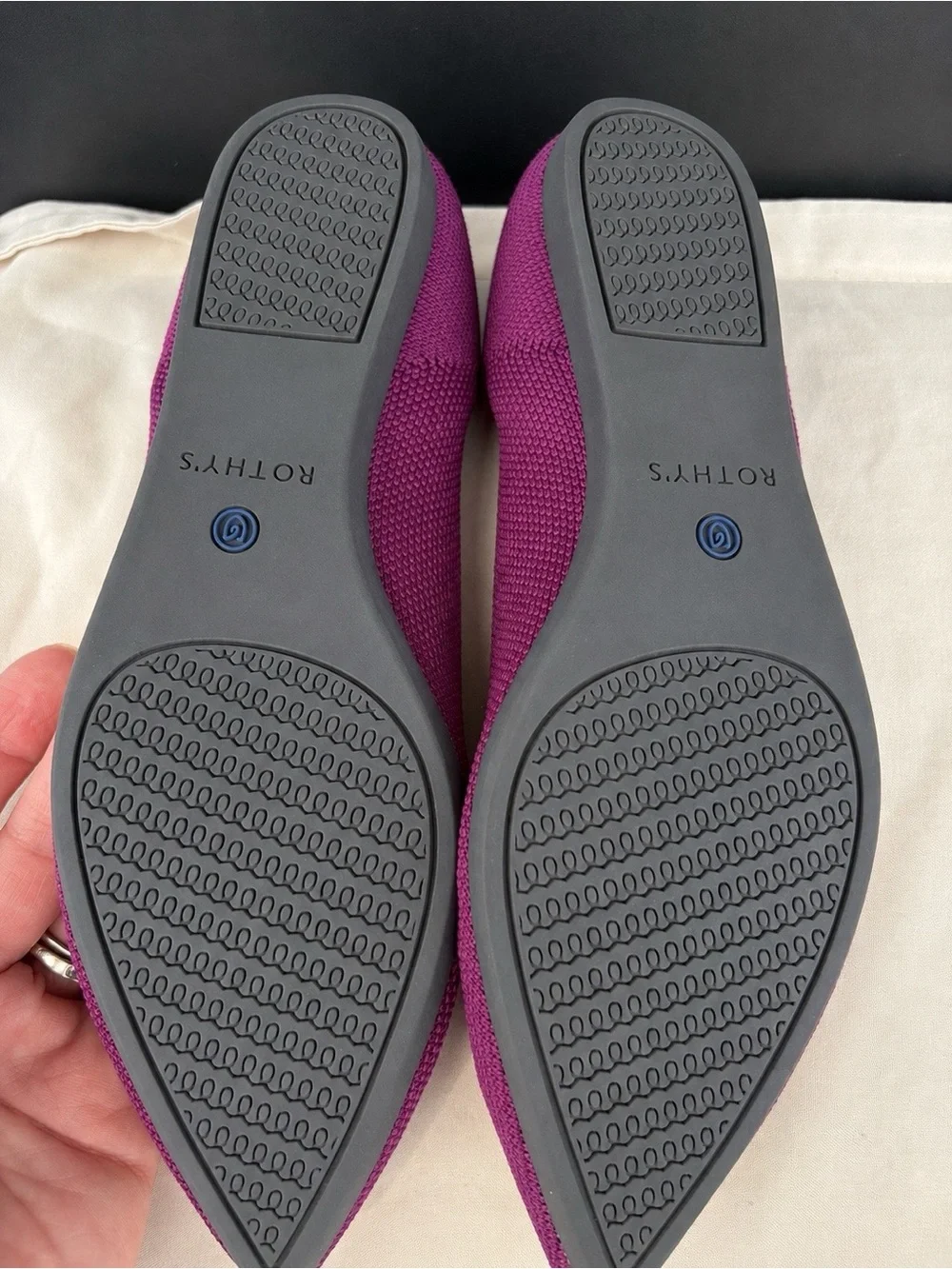 Rothy's Women's Orchid RARE Pointed-Toe Flats 6.5